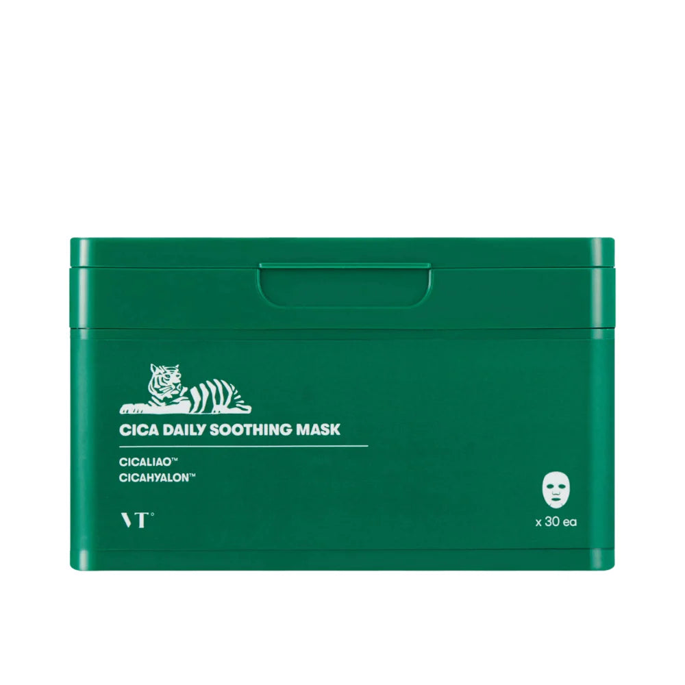 Vt Cosmetics Cica Daily Soothing Mask - 30 Sheets