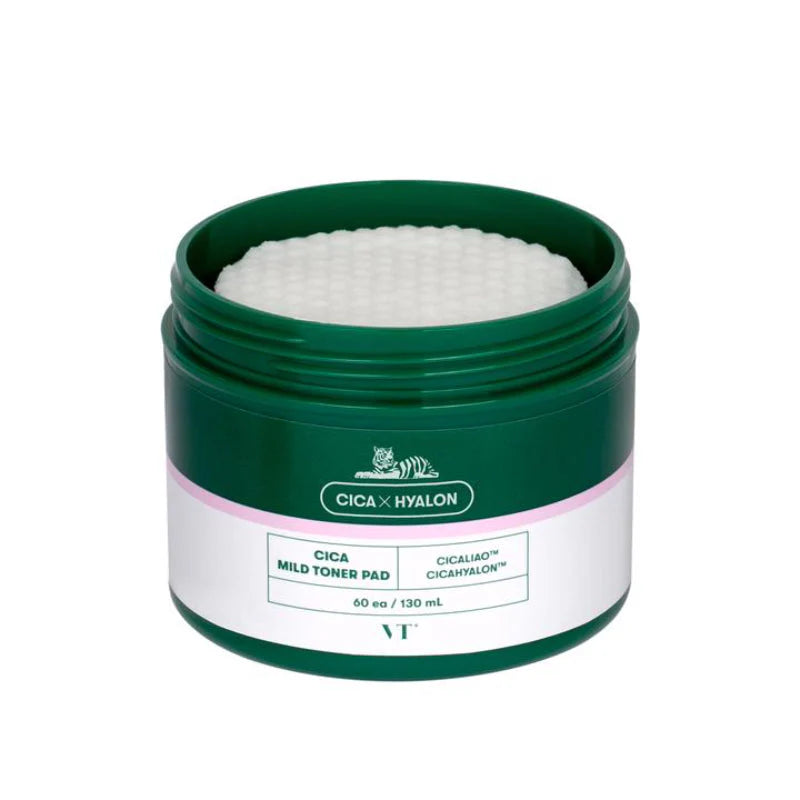 VT Cosmetics Cica Hyalon Soft Toner Pad – 0.5% Salicylic Acid